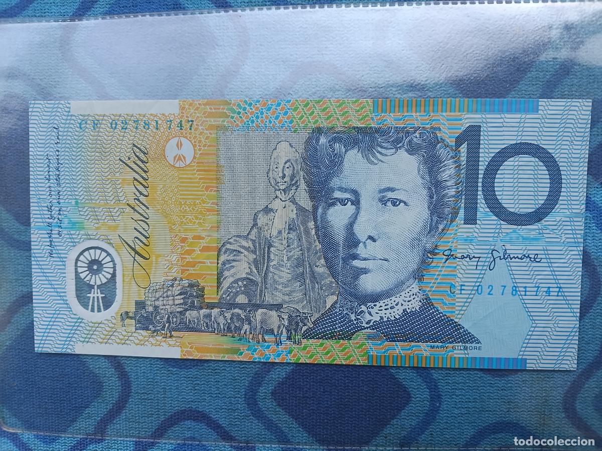 Billetes extranjeros: Australia 10 dollars. Pol&iacute;mero