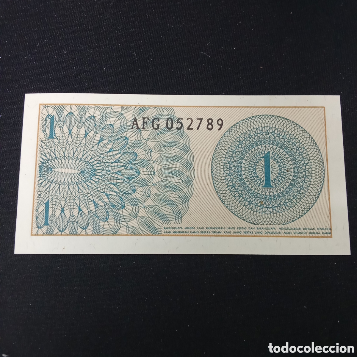 Billetes extranjeros: Indonesia 1 sen a&ntilde;o 1964 - Foto 2
