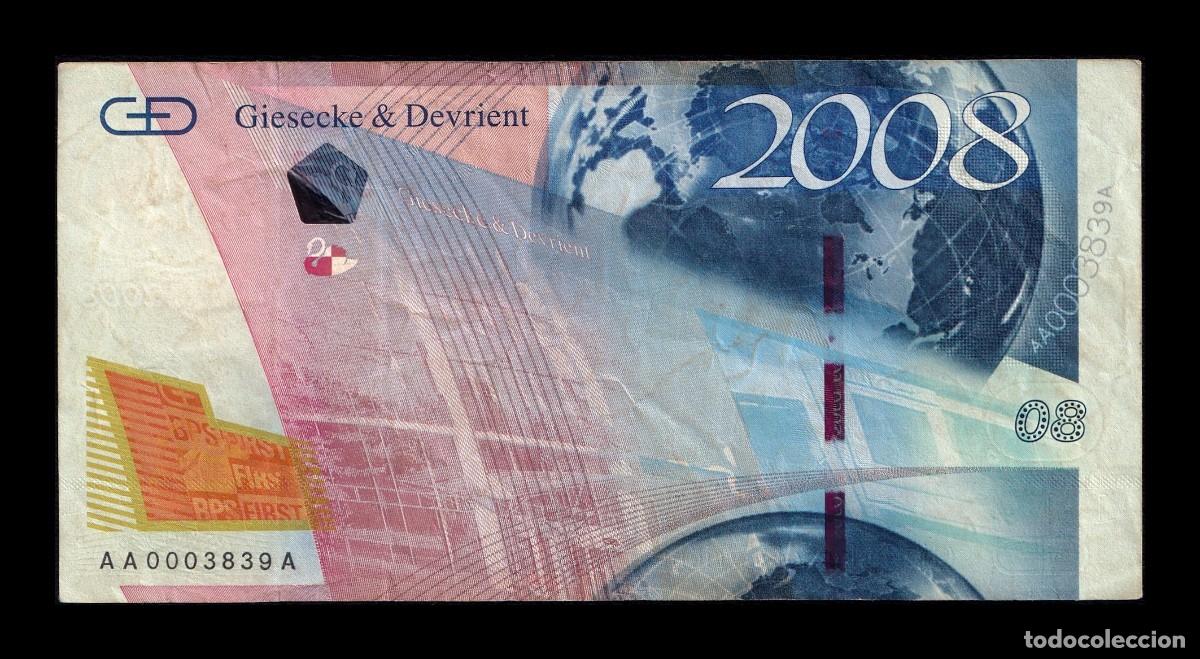 Billetes extranjeros: Giesecke & Devrient Test Note Alemania RFA Luis II de Bavi&egrave;re 2008 Mbc Vf - Foto 2