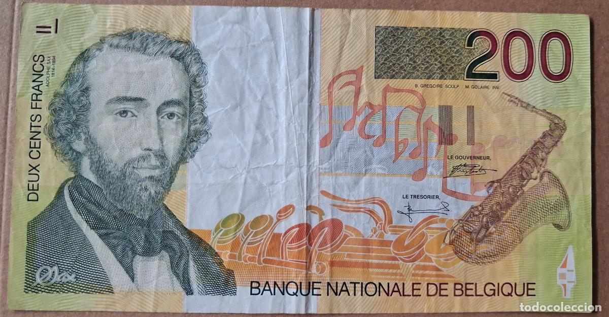 Billetes extranjeros: B&eacute;lgica 200 Francos 1995 Pick.148 ( BC+)
