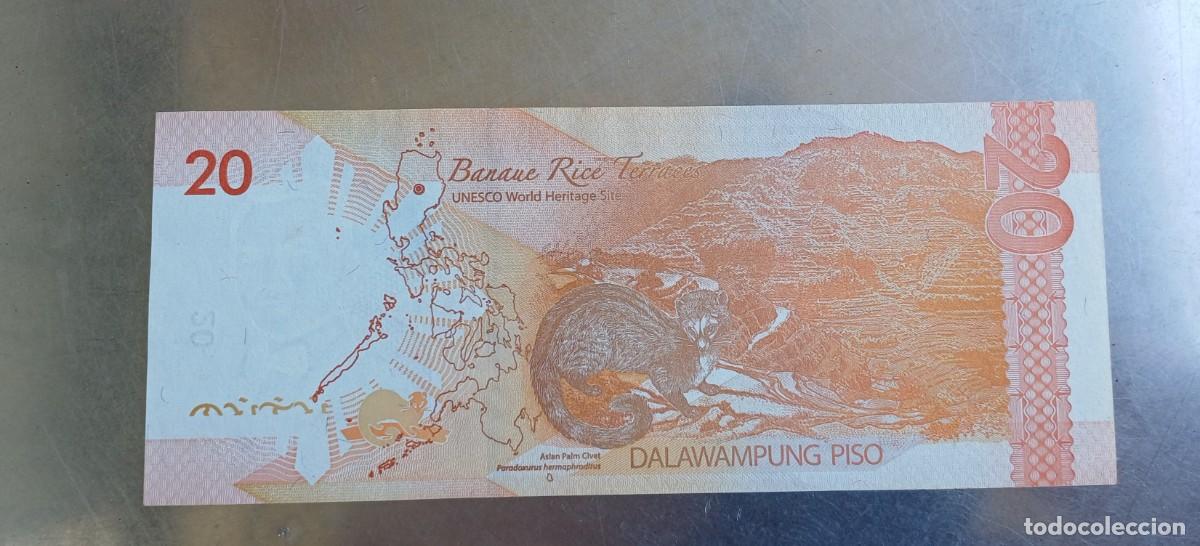 Billetes extranjeros: Filipinas billete 20 piso 2018 - Foto 2