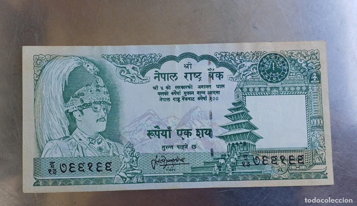 Billetes extranjeros: Nepal billete 100 rupias - Foto 1