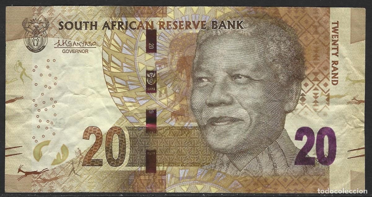 Billetes extranjeros: &Aacute;FRICA DEL SUR - SOUTH AFRICA - 20 RAND - EWL BILLETE ESTABA CIRCULANDO