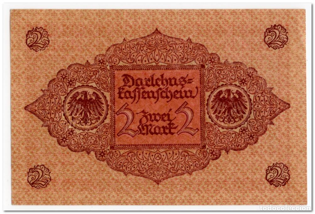 Billetes extranjeros: GERMANY,2 MARK,1920,P.59,UNC - Foto 2