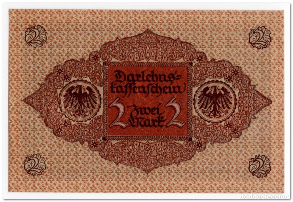 Billetes extranjeros: GERMANY,2 MARK,1920,P.60,AU - Foto 2