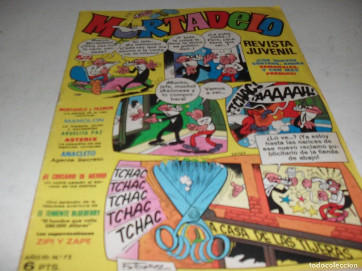 Billetes extranjeros: MORTADELO N&ordm; 72,CON LOS BILLETES DE 100,250 Y 500 MORTADELOS,DE 645,BRUGUERA,1970