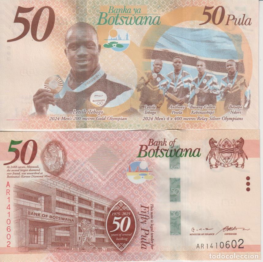 Billetes extranjeros: Botswana 50 pula Pick W 37 SC/UNC - Foto 1