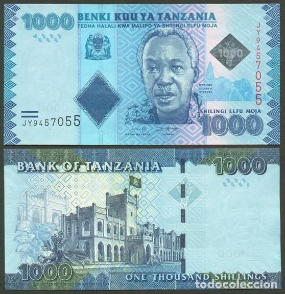 Billetes extranjeros: TANZANIA. 1000 shillings S/F(2023). Ver firma