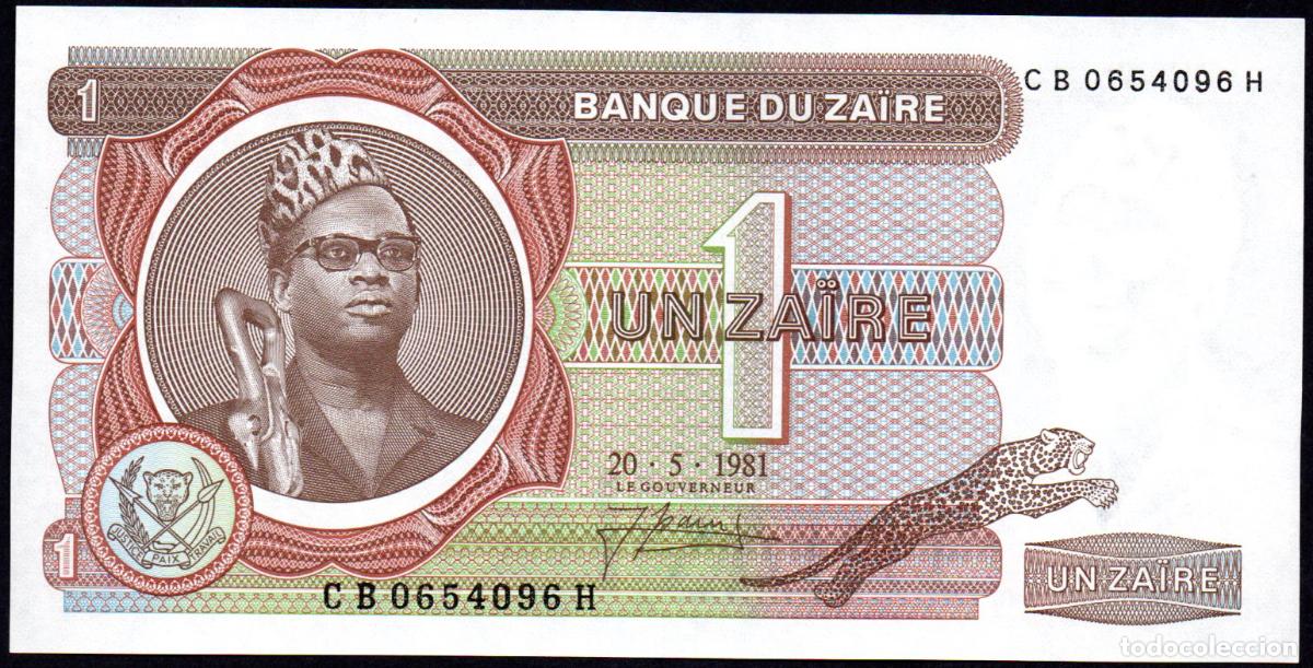 Billetes extranjeros: ZAIRE - 1 ZAIRE 1981 - Pick.19