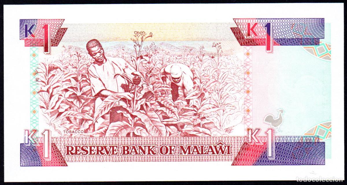 Billetes extranjeros: MALAWI - 1 KWACHA 1992 - Pick.23 - S/C - Foto 2