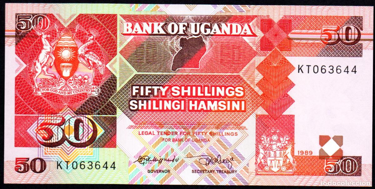 Billetes extranjeros: UGANDA - 50 SHILLING - Pick.30 - S/C
