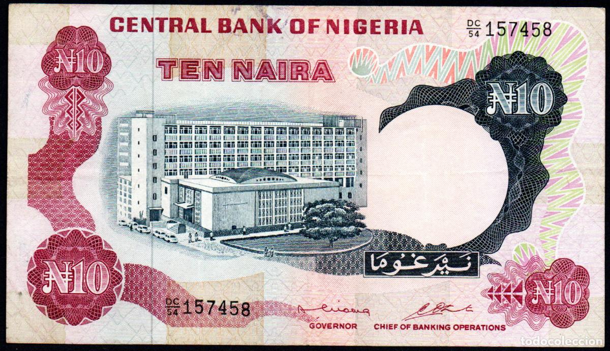 International Banknotes: NIGERIA - 10 NAIRA 1973/76 - Pick.17 B - EBC-