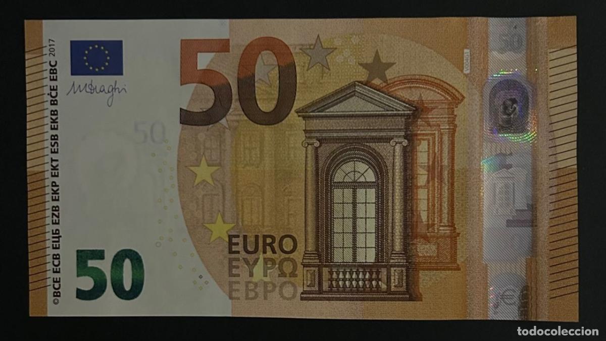 Billetes extranjeros: CRBS1082 BILLETE 50 EUROS FIRMA DRAGHI SERIE VA SIN CIRCULAR