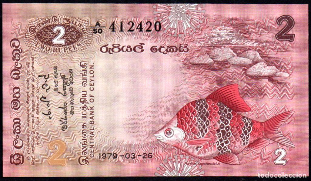 Billetes extranjeros: SRI LANKA - 2 RUPIAS 1979 - Pick.83 - S/C