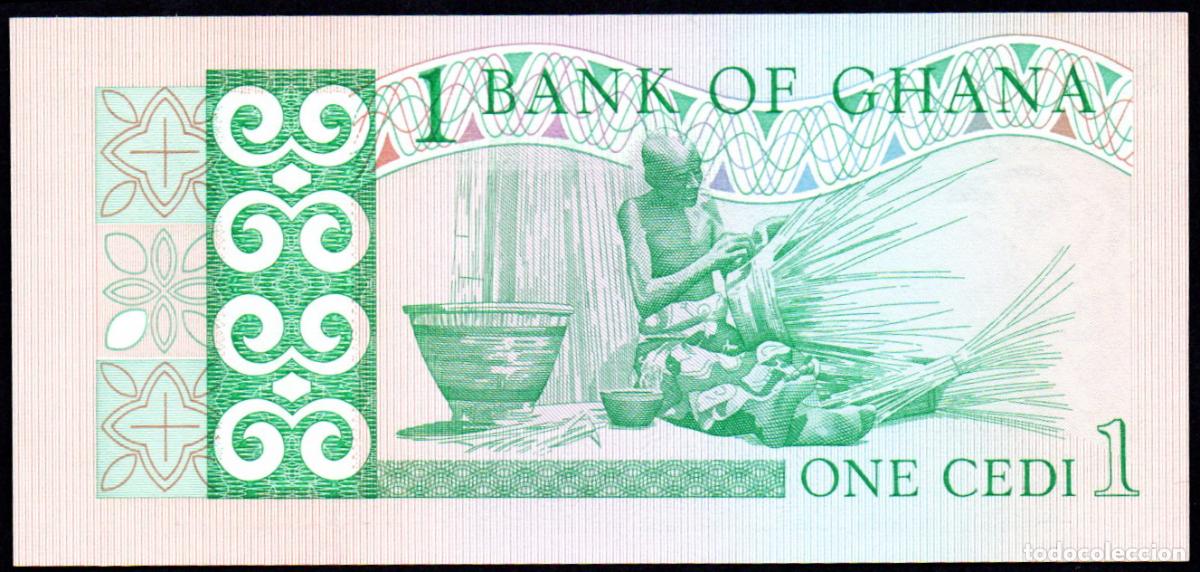 Billetes extranjeros: GHANA - 1 CEDI 1982 - Pick.17 - S/C - Foto 2
