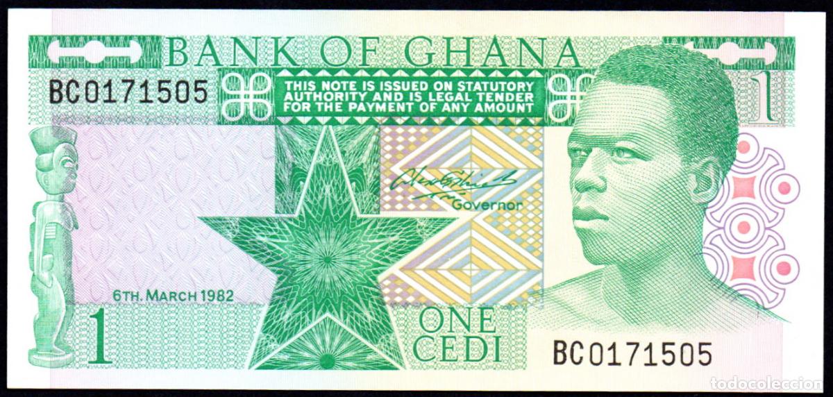 Billetes extranjeros: GHANA - 1 CEDI 1982 - Pick.17 - S/C