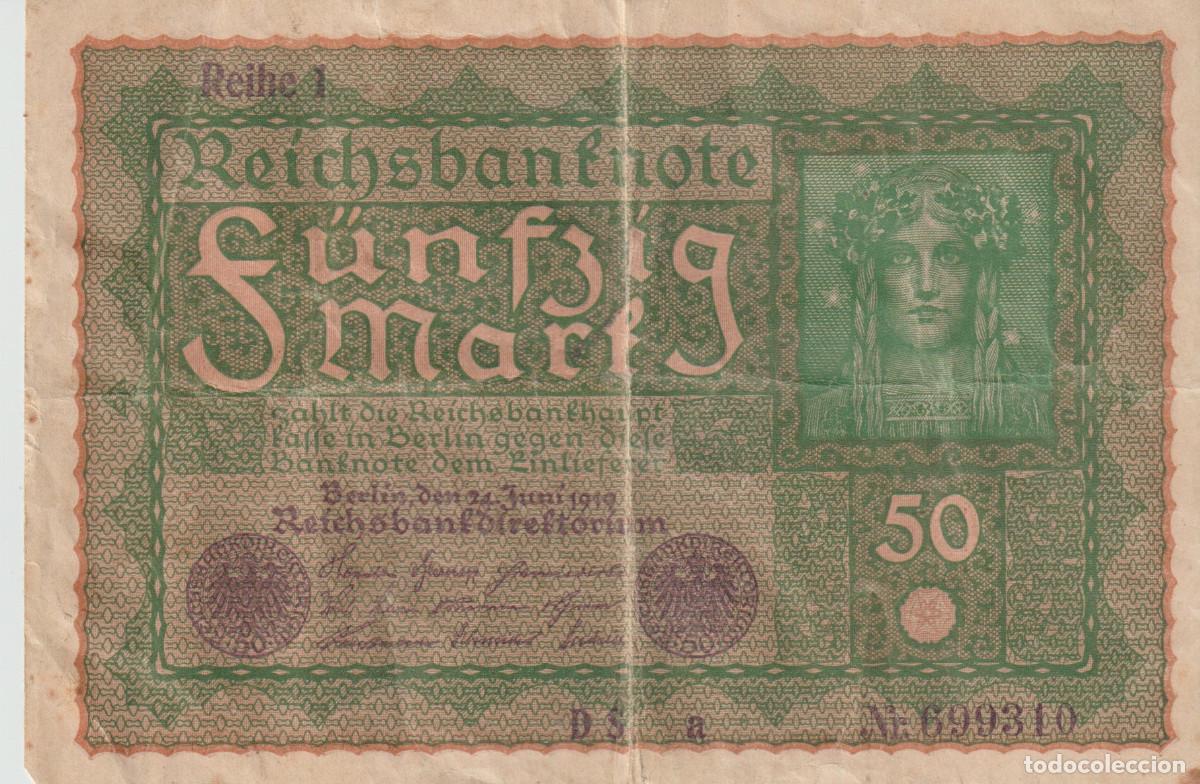 Billetes extranjeros: billetes de alemania 1918
