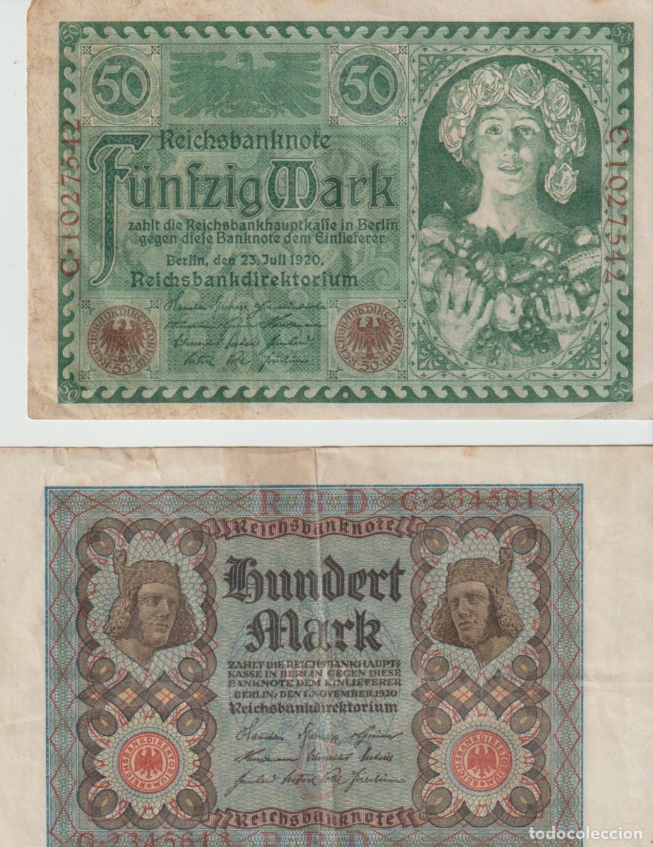 Billetes extranjeros: billetes de alemania 1920
