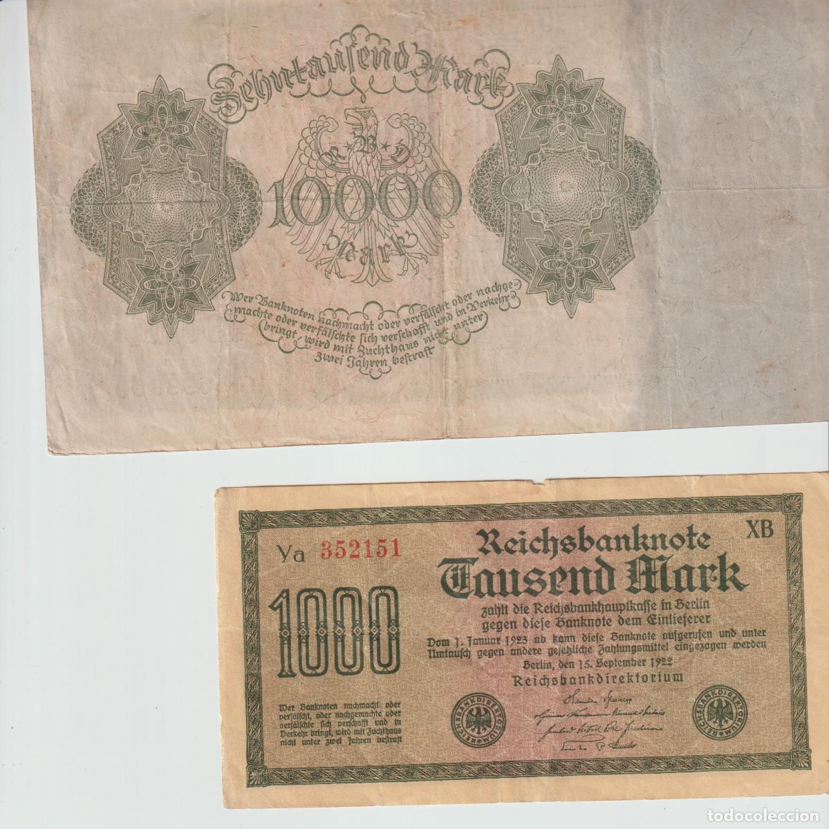 Billetes extranjeros: billetes de alemania 1922 (2)