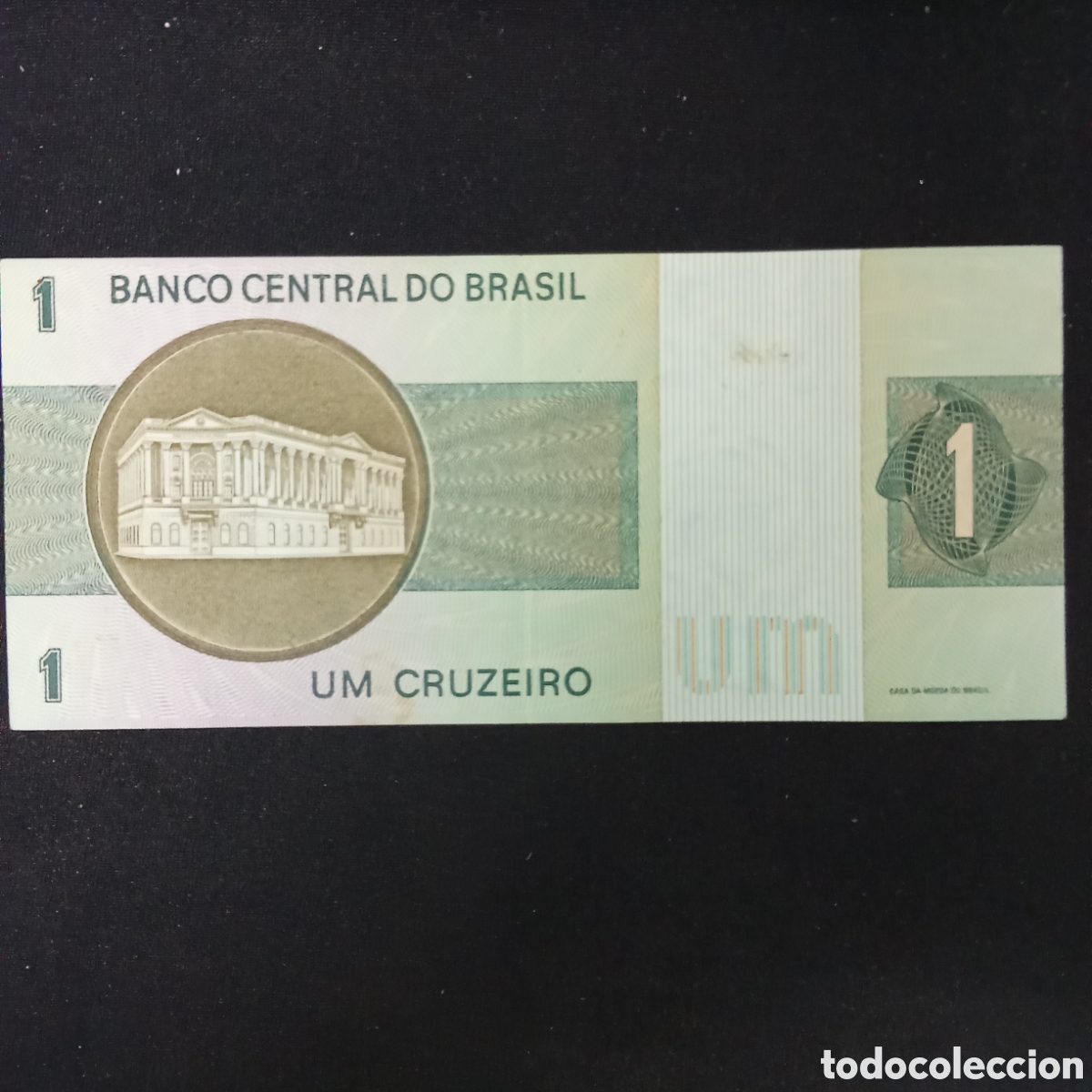 Billetes extranjeros: Billete Brasil 1 cruzeiro - Foto 2