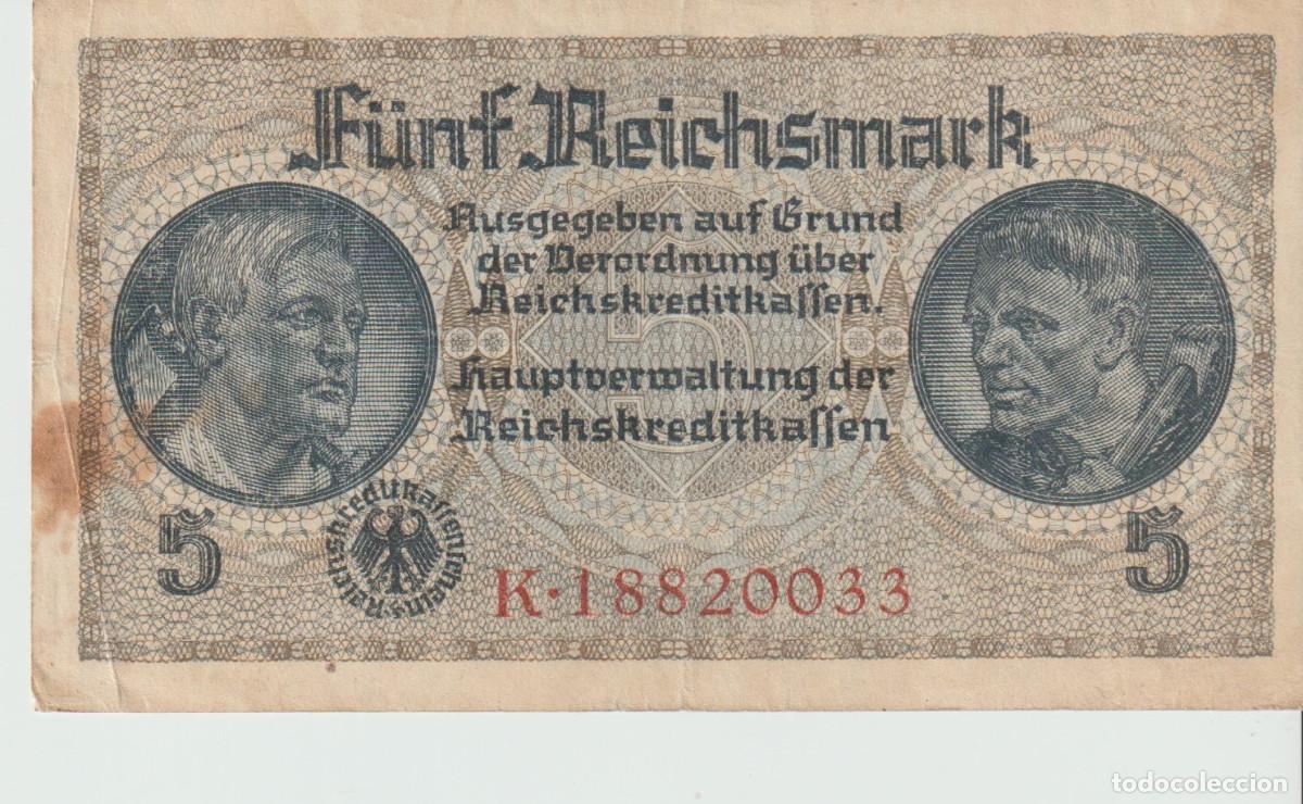 Billetes extranjeros: billetes de alemania 1940