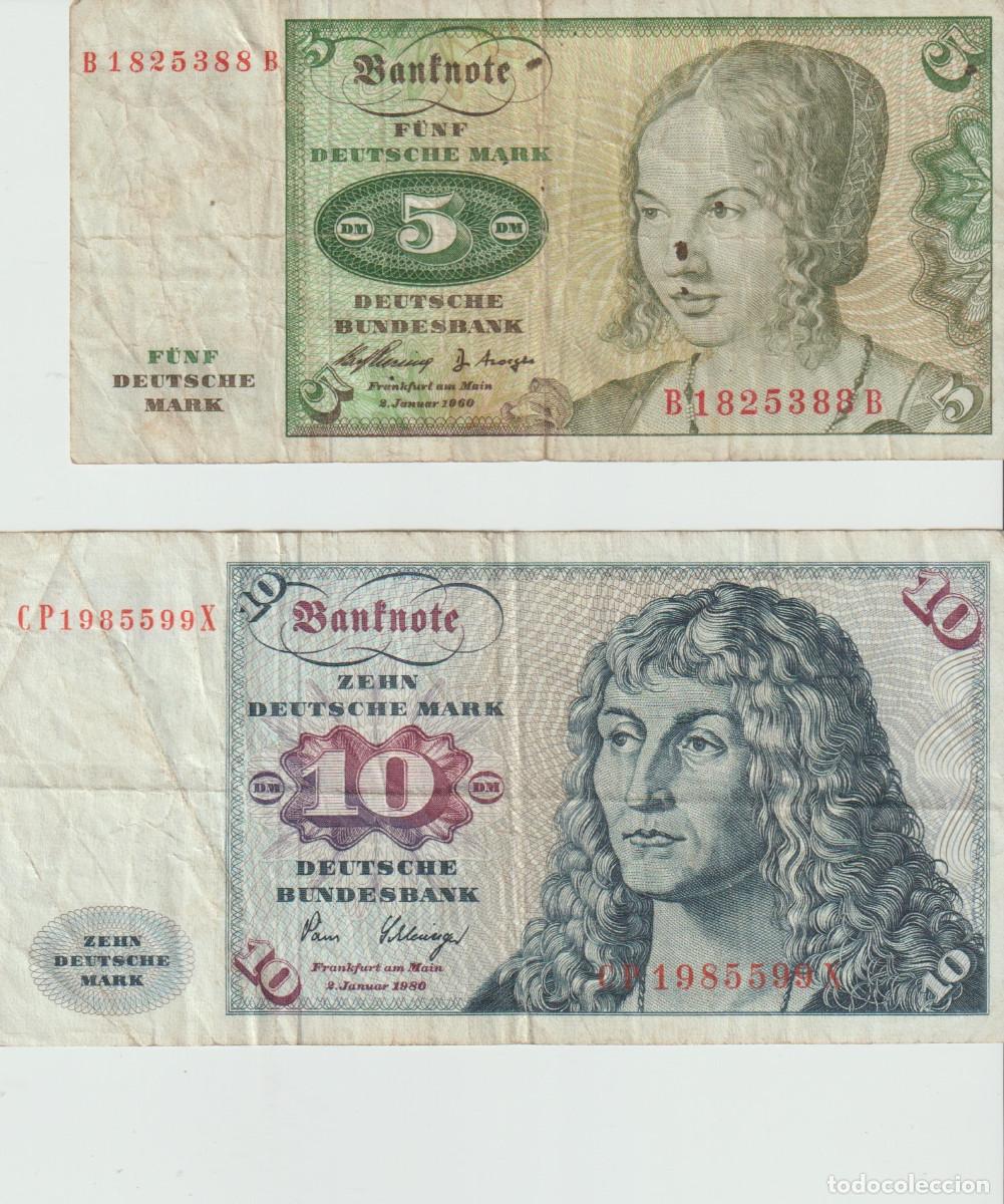 Billetes extranjeros: billetes de alemania
