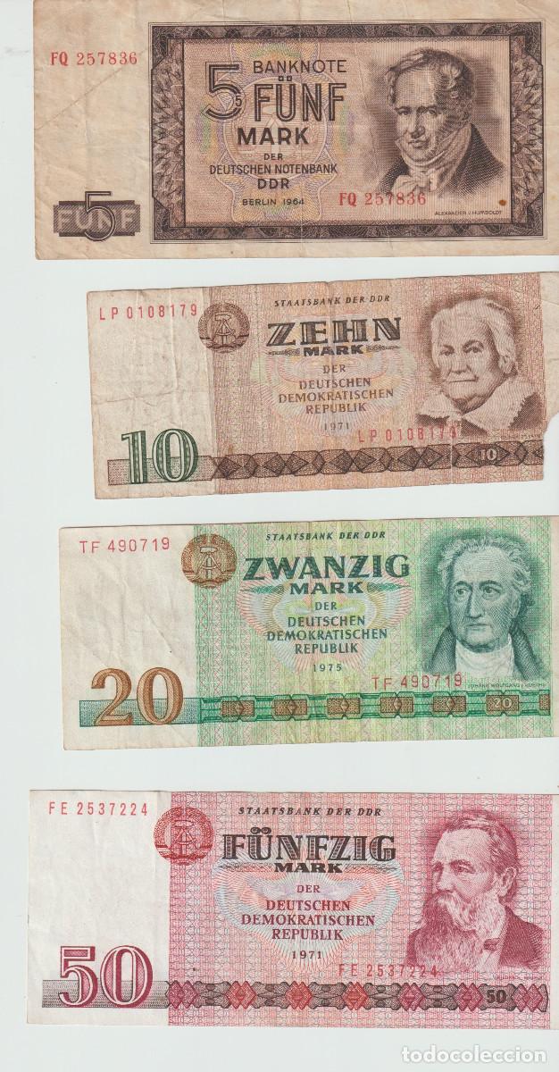 Billetes extranjeros: billetes de alemania DDR (1)