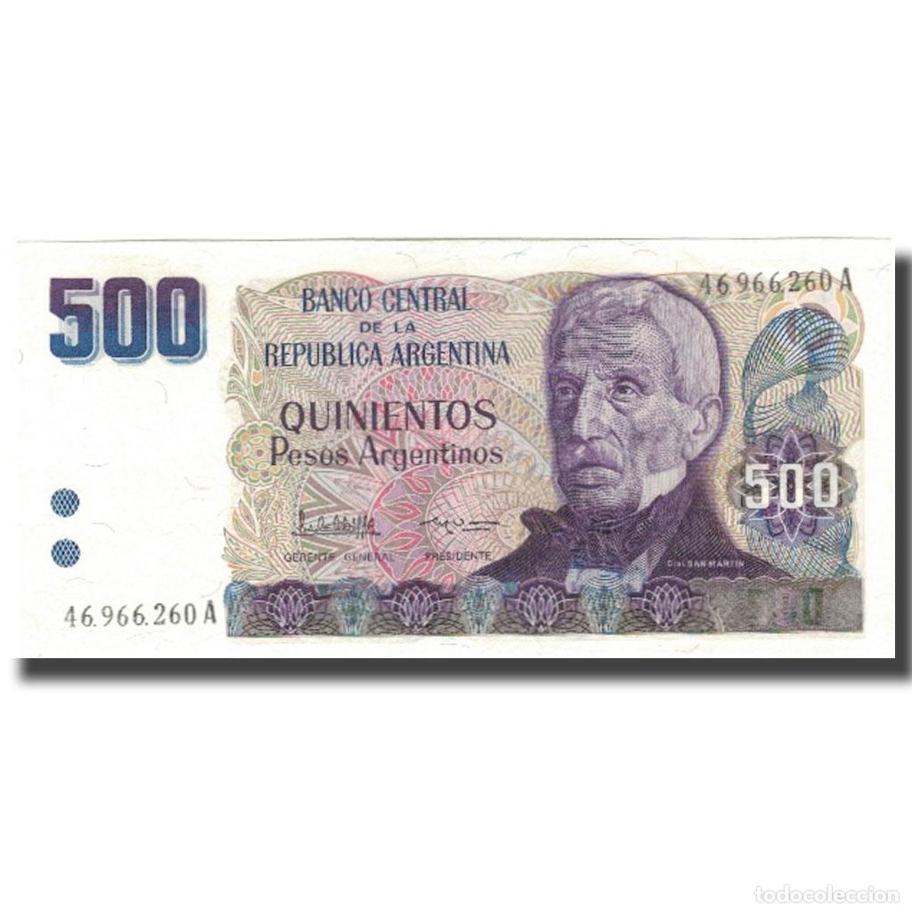 Billetes extranjeros: [#630099] Billete, 500 Pesos Argentinos, Argentina, KM:316a, UNC