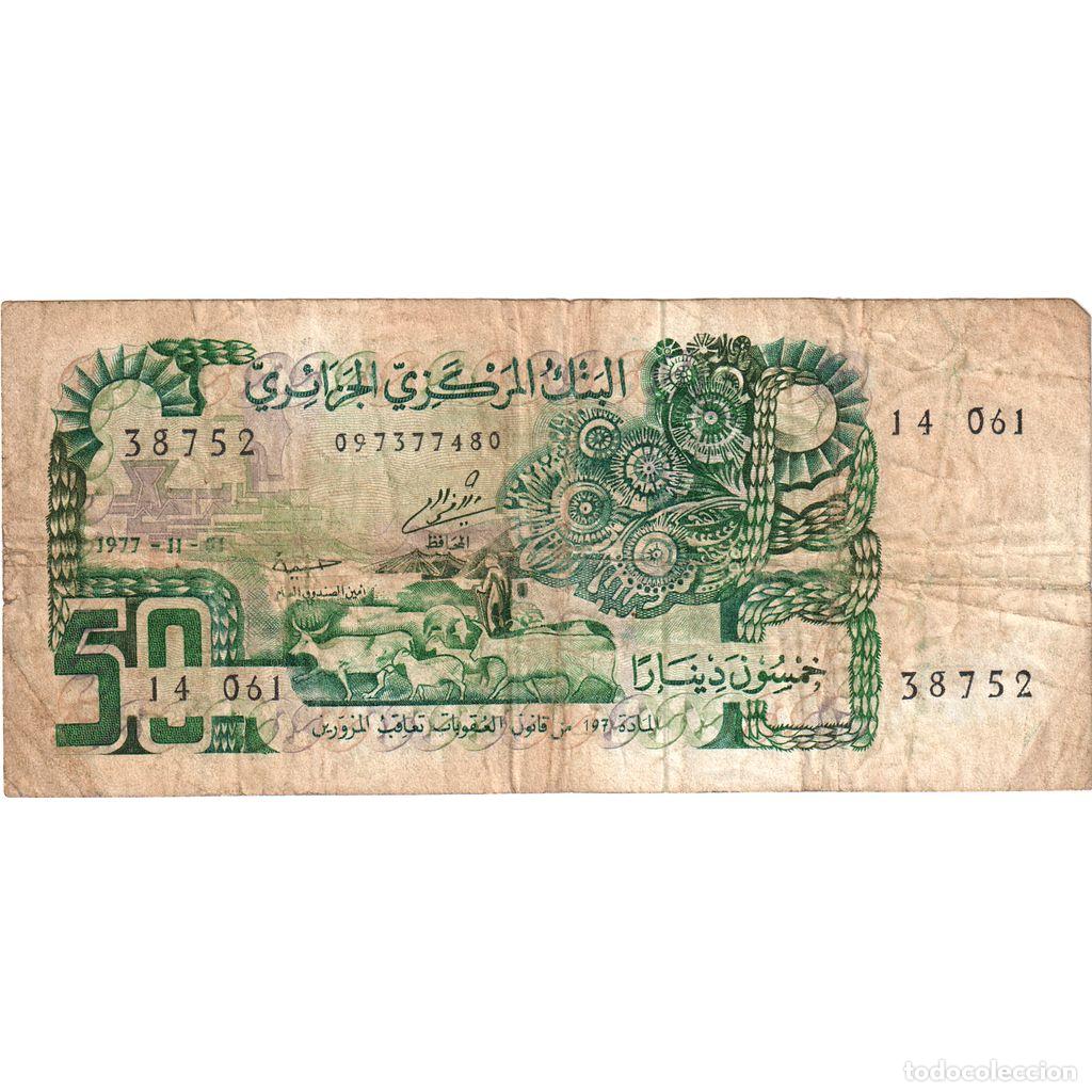 Billetes extranjeros: [#1290345] Algeria, 50 Dinars, 1977-11-01, BC