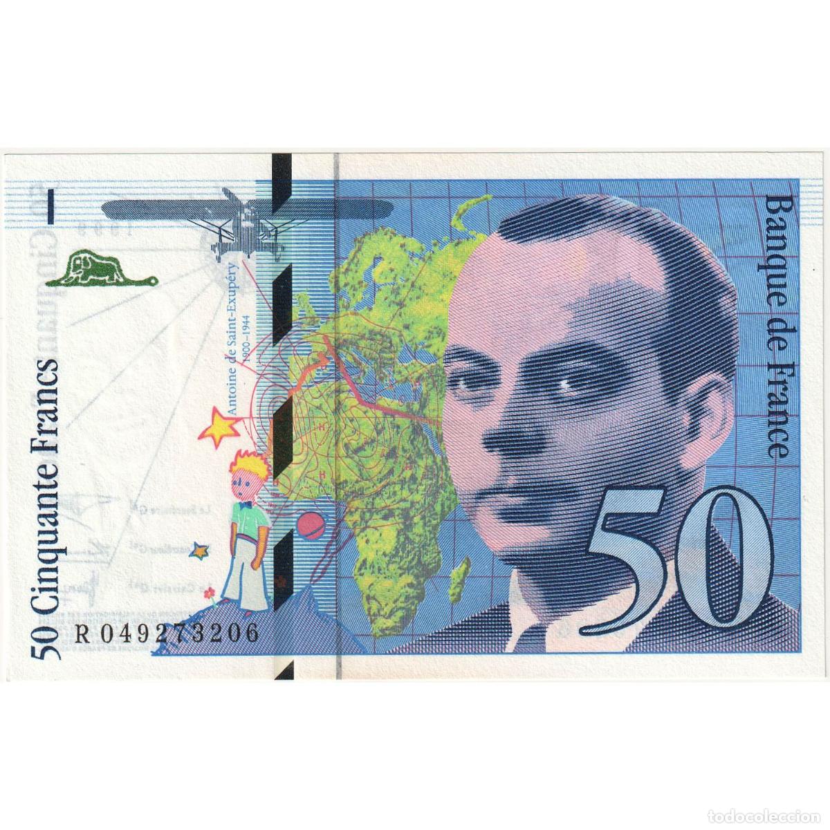 Billetes extranjeros: [#1190381] Francia, 50 Francs, St Exup&eacute;ry, 1999, R049273206, UNC, Fayette:73.5, KM:157Ad