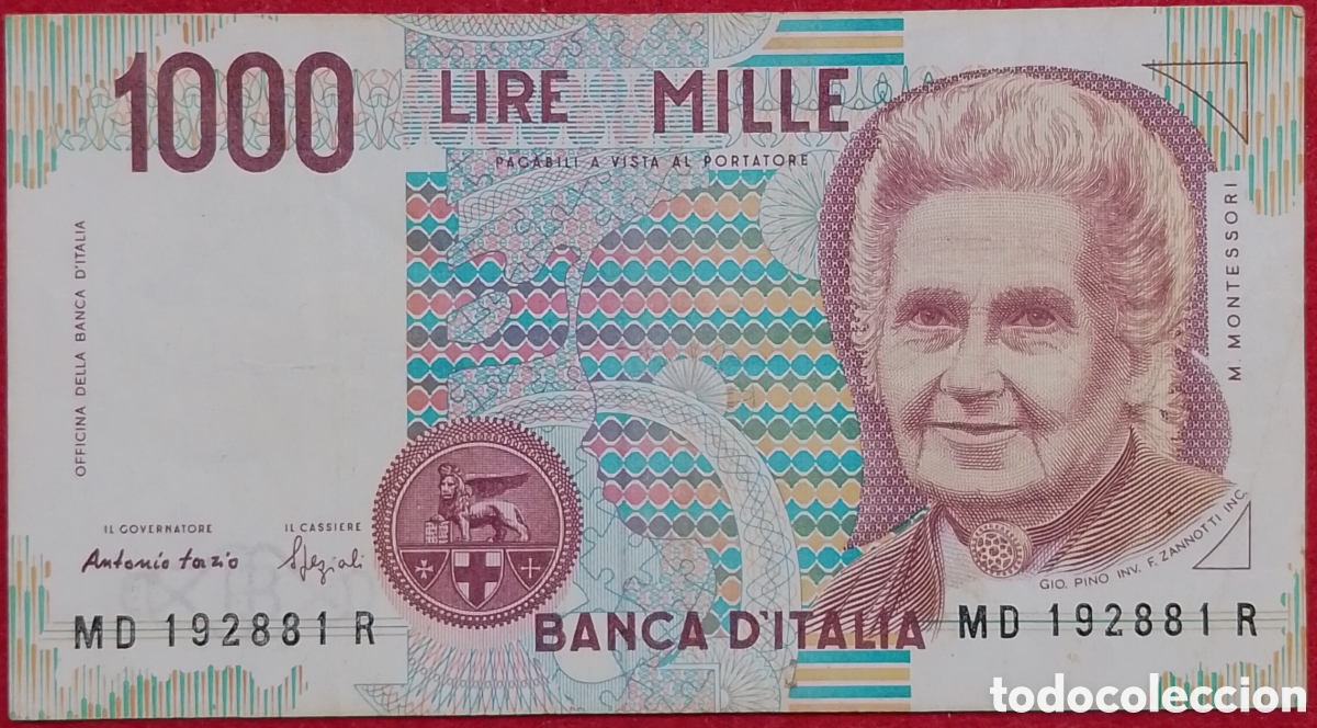 Billetes extranjeros: Billete de Italia 1000 liras Pick #114b 1980