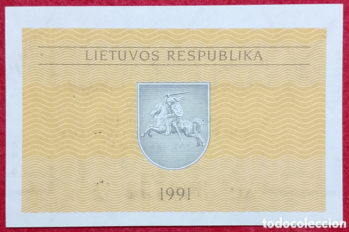 Billetes extranjeros: Billete de Lituania 0'20 Talonas Pick #30 1991