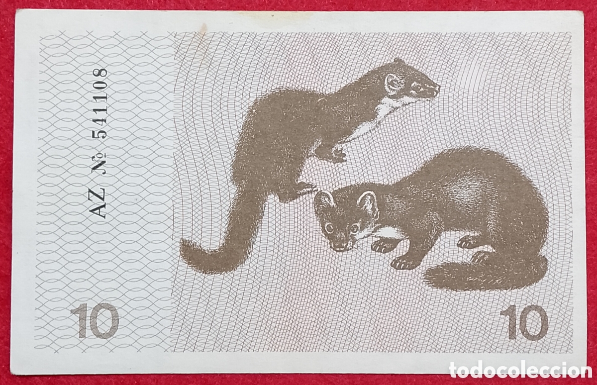 Billetes extranjeros: Billete de Lituania 10 Talonas Pick variante #35b 1991