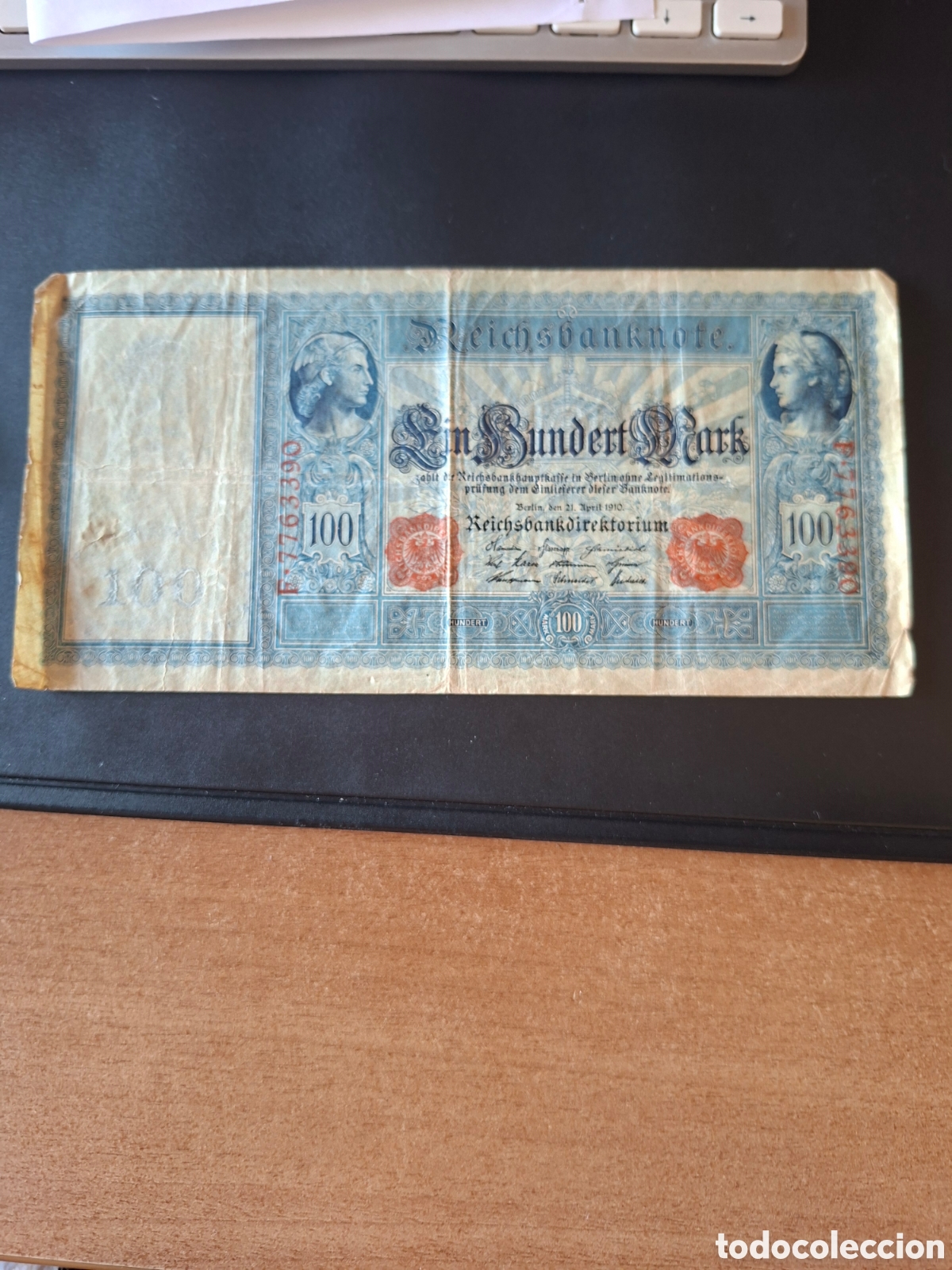 Billetes extranjeros: Billete de 100 Marcos imperial 1910