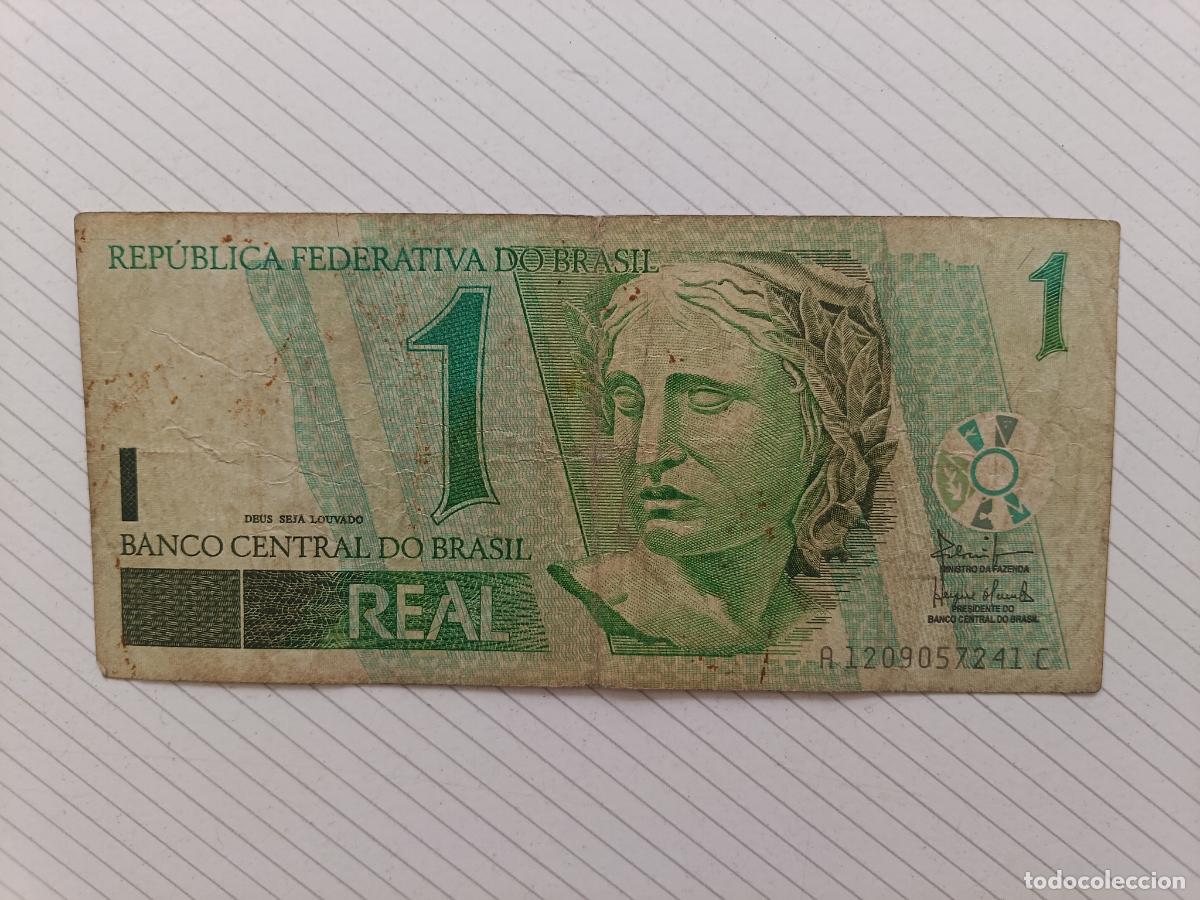 Billetes extranjeros: BRASIL - BILLETE DE 1 REAL