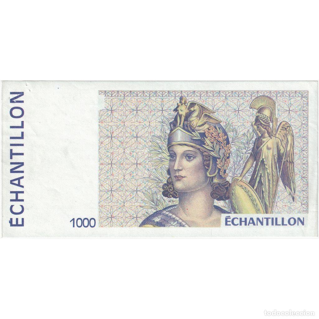 Billetes extranjeros: [#337060] Francia, 1000 Francs, &eacute;chantillon, MBC