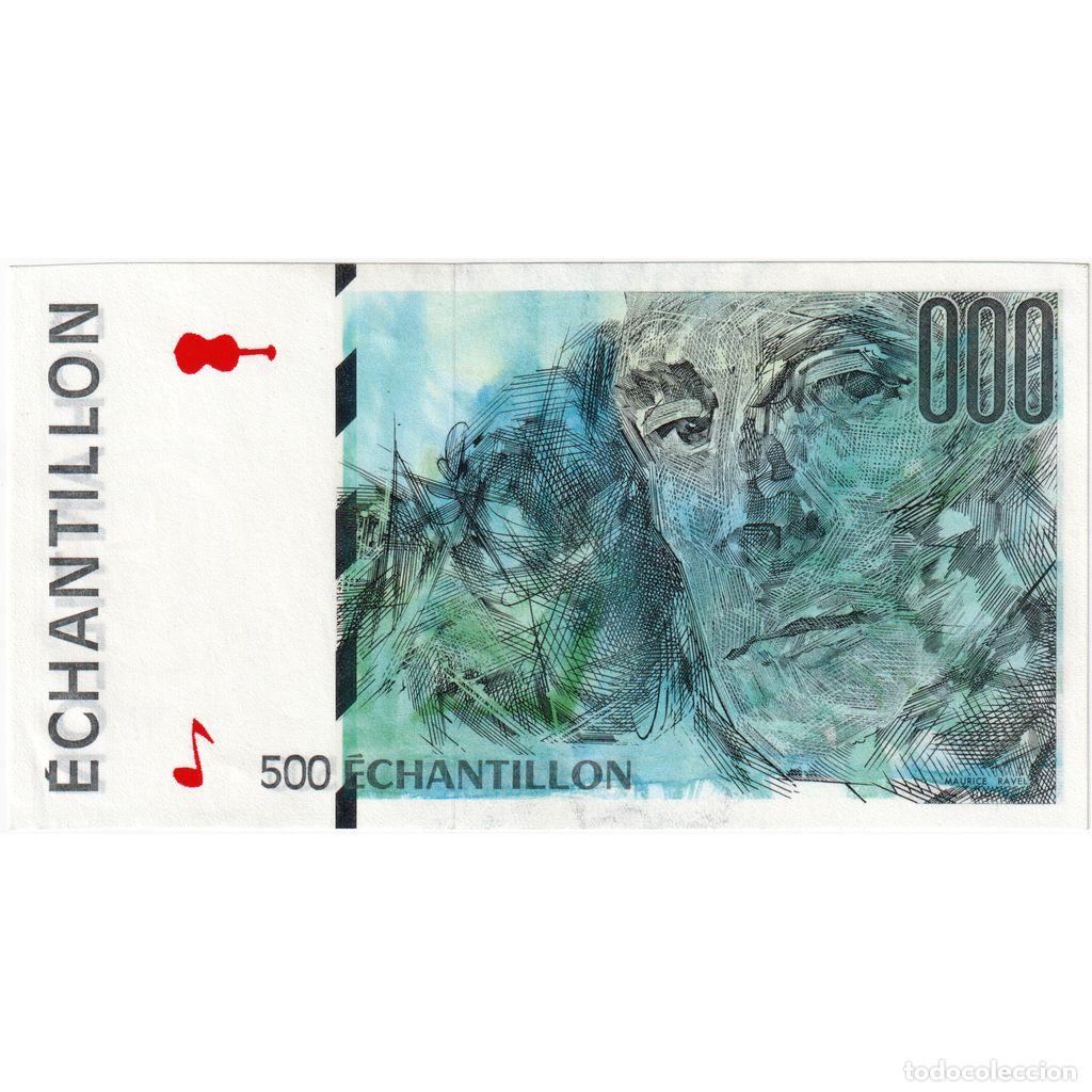 Billetes extranjeros: [#337055] Francia, 500 Francs, &eacute;chantillon, UNC