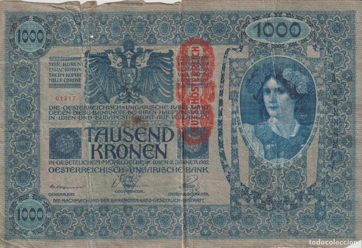 Billetes extranjeros: BILLETE DE AUSTRIA 1902 - Foto 1