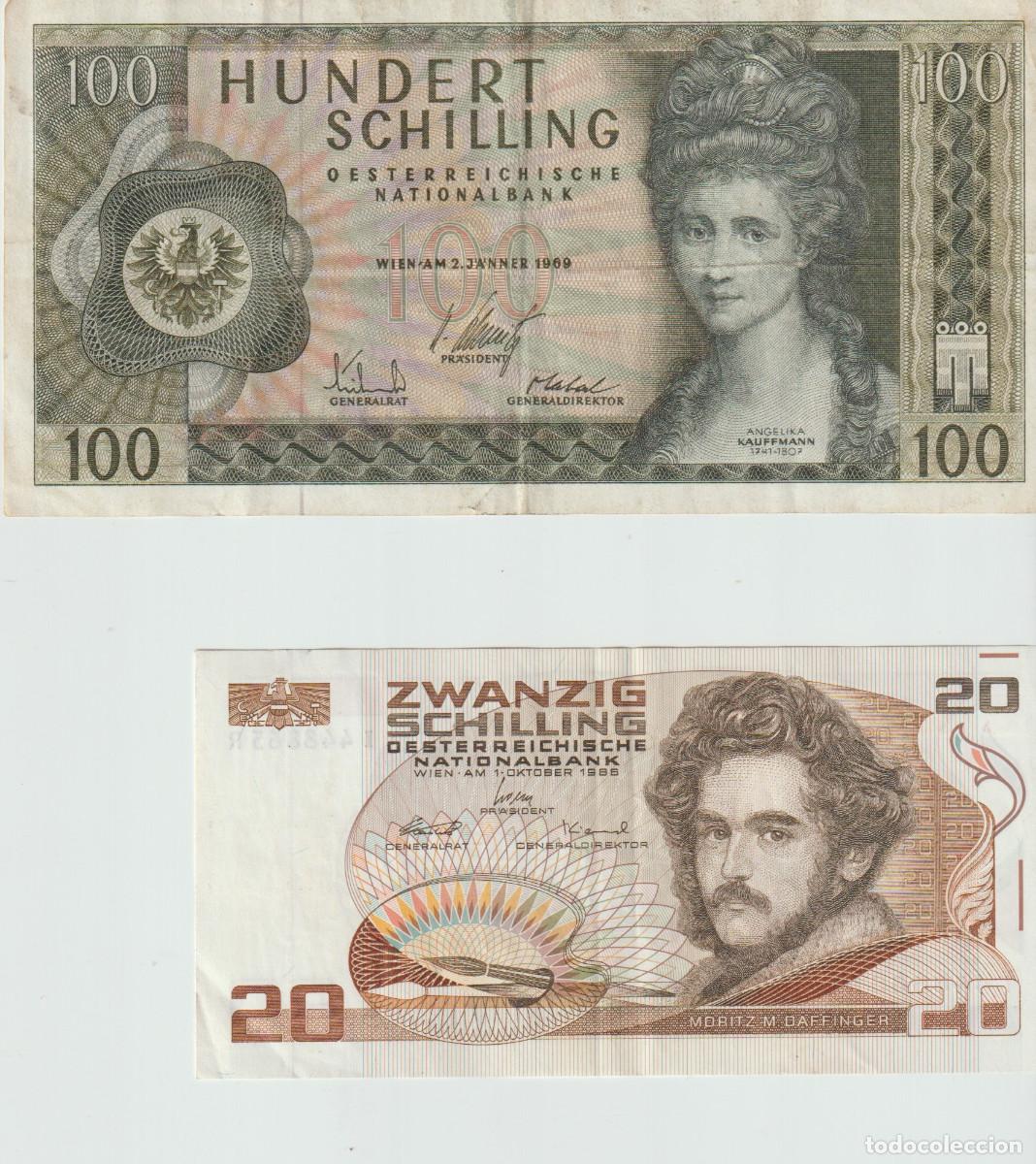 Billetes extranjeros: BILLETES DE AUSTRIA (2)