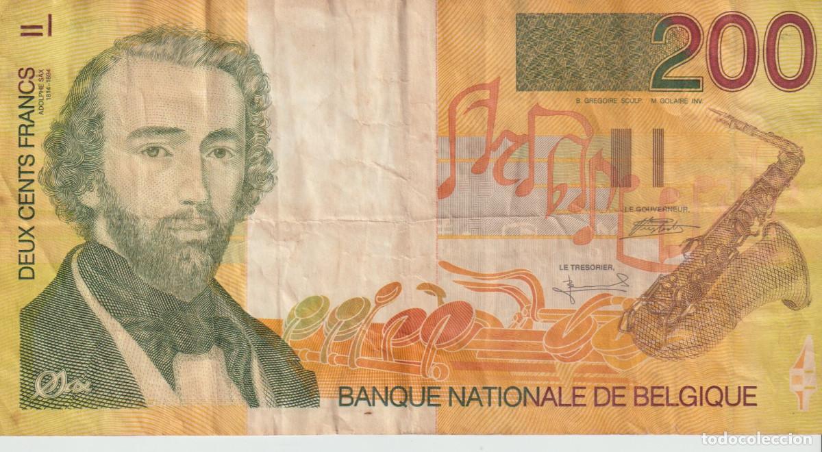 Billetes extranjeros: BILLETES DE BELGICA DE 200 FRANCS