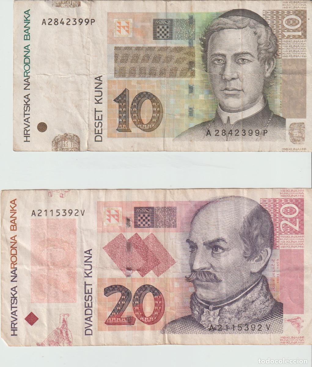 Billetes extranjeros: BILLETES DE croacia 2001