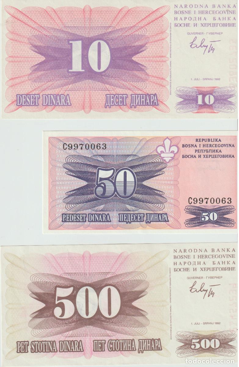 Billetes extranjeros: BILLETE DE BOSNIA HERCEGOVINA
