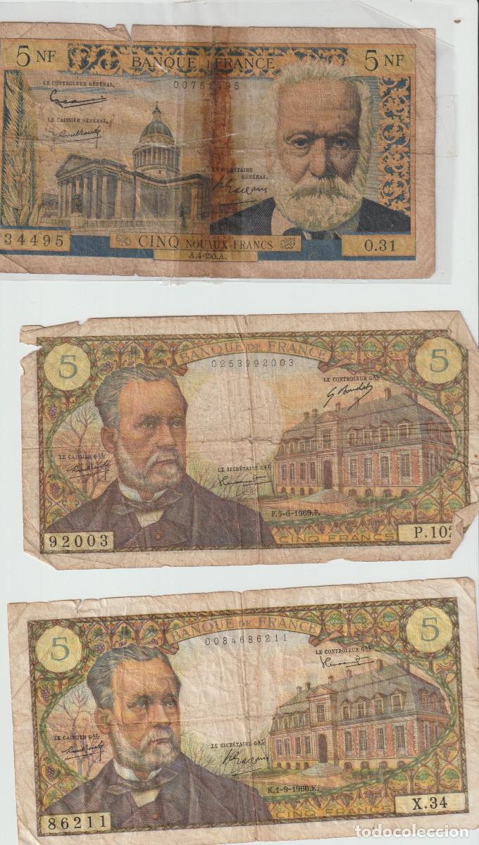 Billetes extranjeros: BILLETES DE FRANCIA 5 FRANCS
