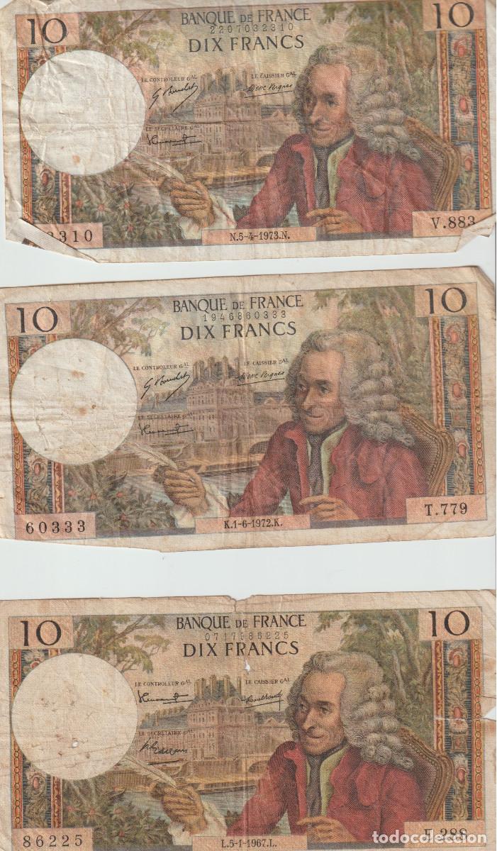 Billetes extranjeros: BILLETES DE FRANCIA 10 FRANCS