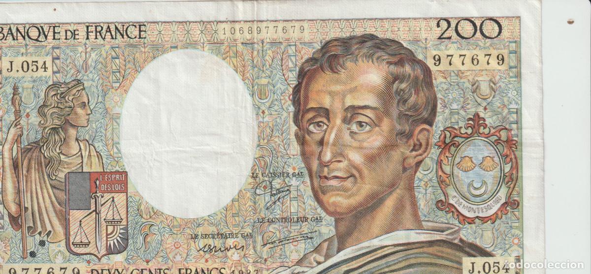 Billetes extranjeros: BILLETES DE FRANCIA 200 FRANCS