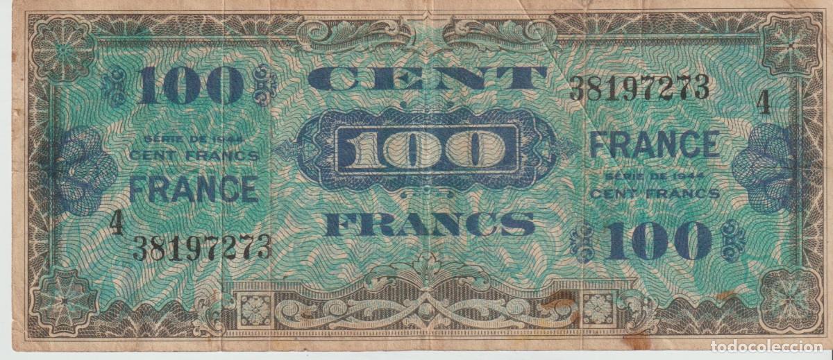 Billetes extranjeros: BILLETES DE FRANCIA 100 FRANCS 1944