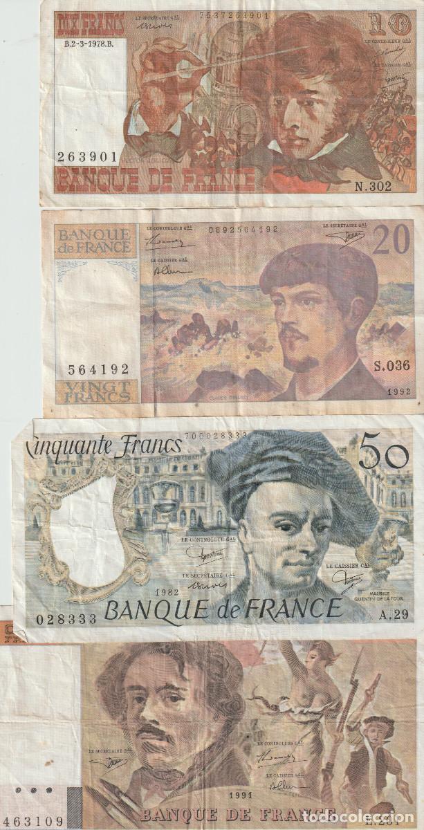 Billetes extranjeros: BILLETES DE FRANCIA VARIOS