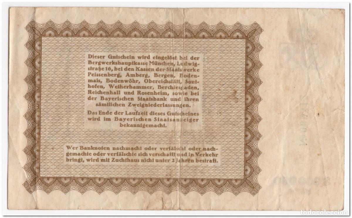 Billetes extranjeros: GERMANY,MUNCHEN,3 MILLION MARK,1923,VF - Foto 2