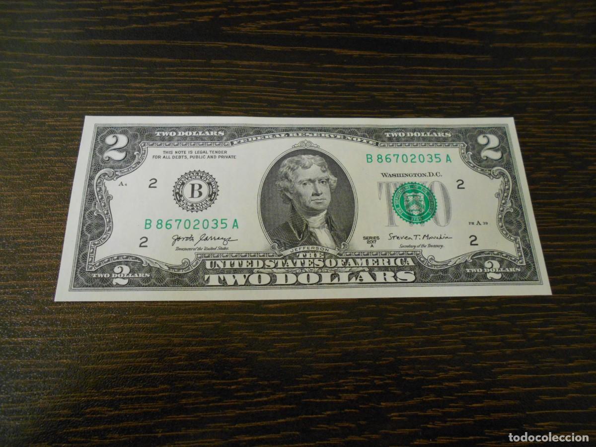 Billetes extranjeros: ESTADOS UNIDOS-BILLETE-2 D&Oacute;LARES-2017A-NEW YORK-SC-UNC
