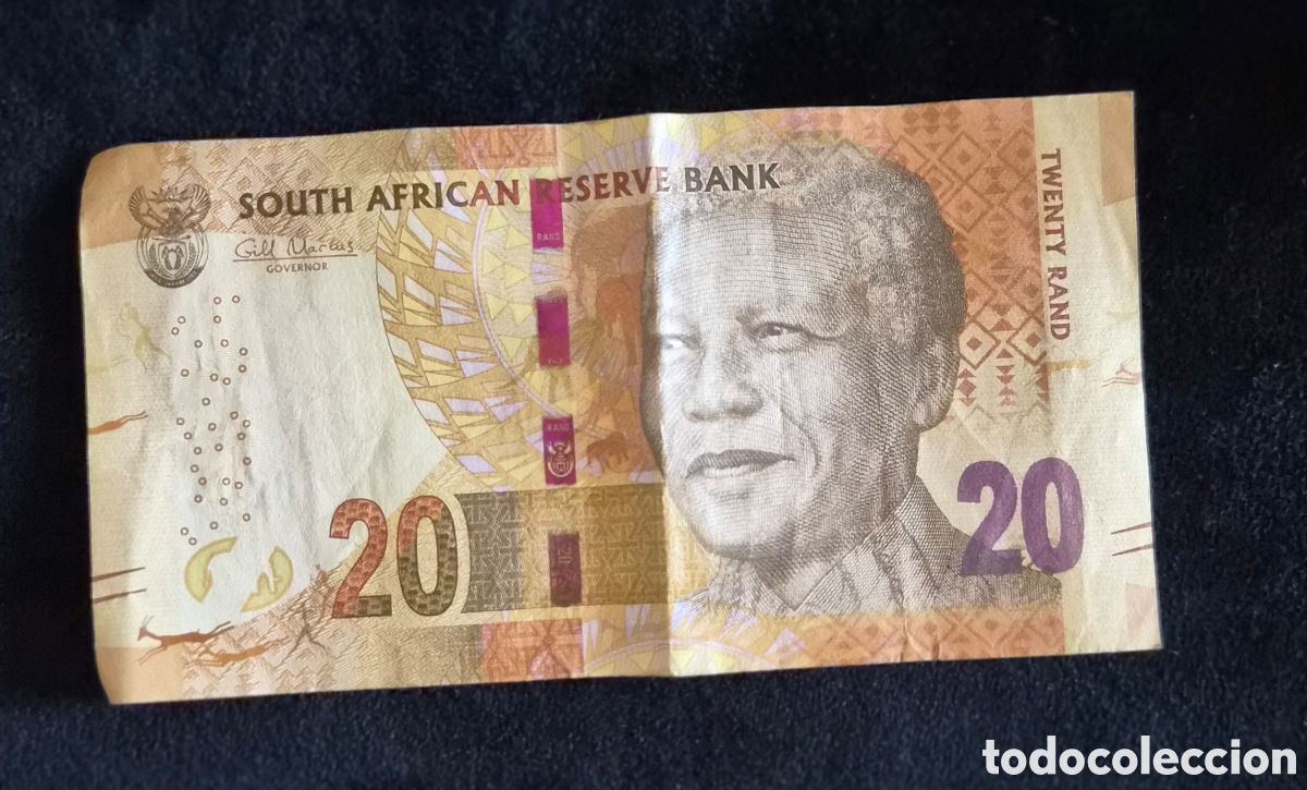 Billetes extranjeros: 20 Rand Sud&aacute;frica 2012 &ndash; Nelson Mandela &ndash; Elefantes &ndash; Pick 134 &ndash; CD3783221B